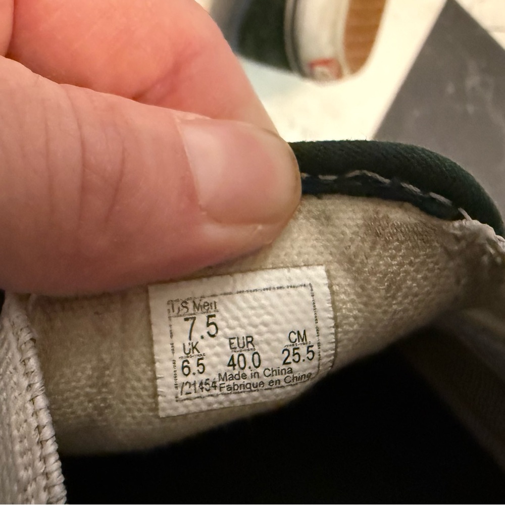 Green Suede Slip On Vans | US Men’s 7.5 - Picture 5 of 5